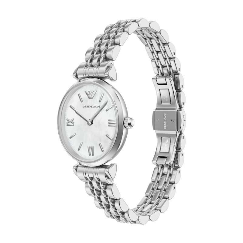 Main Image 2 of Emporio Armani Women's Mother Of Pearl & Stainless Steel Bracelet Watch