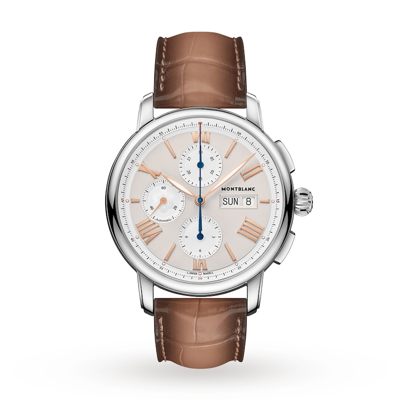 Main Image 1 of Montblanc Star Legacy Men’s Brown Leather Strap Watch