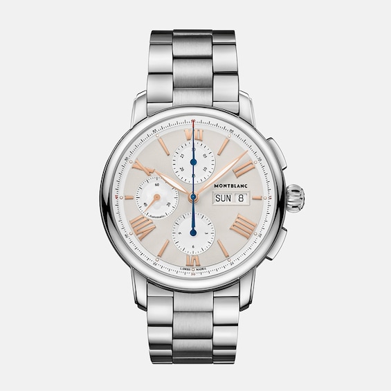 Men's Montblanc Star Legacy Stainless Steel Bracelet Watch