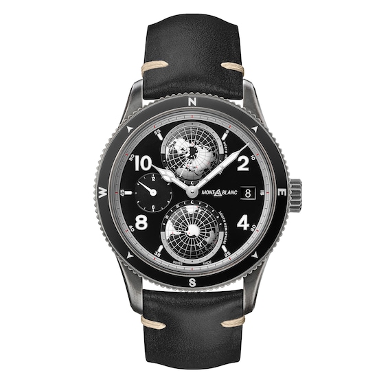 Men's Montblanc 1858 Geosphere Ultrablack Limited Edition Watch