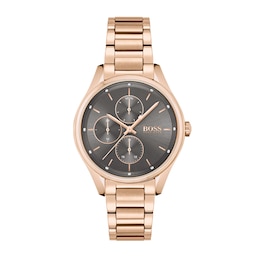 BOSS Grand Course Ladies' Rose Gold Tone Bracelet Watch