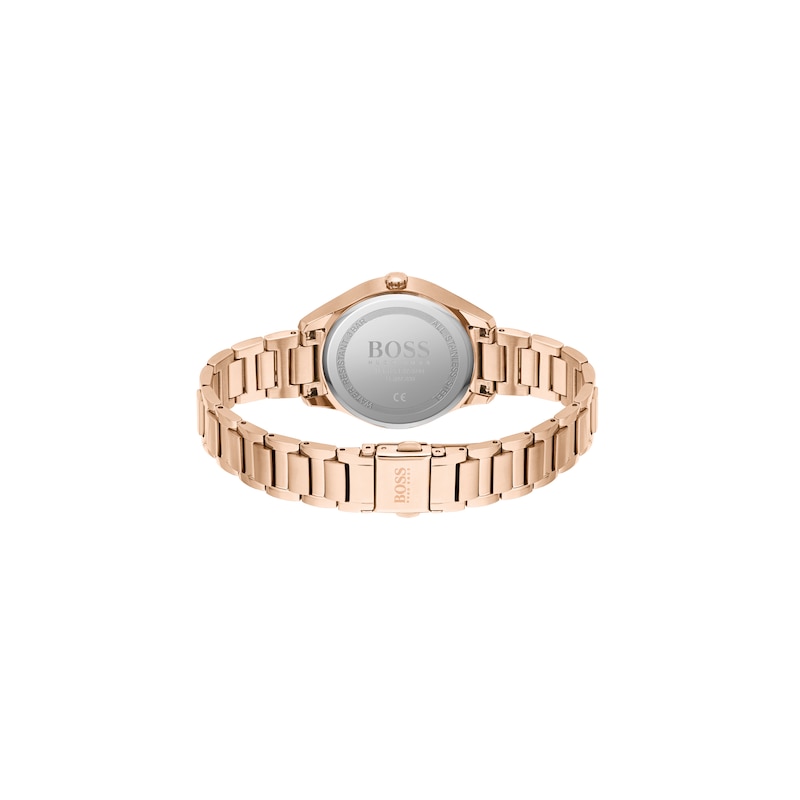 BOSS Grand Course Ladies' Rose Gold-Tone Bracelet Watch