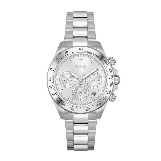 BOSS Novia Crystal Ladies Stainless Steel Bracelet Watch