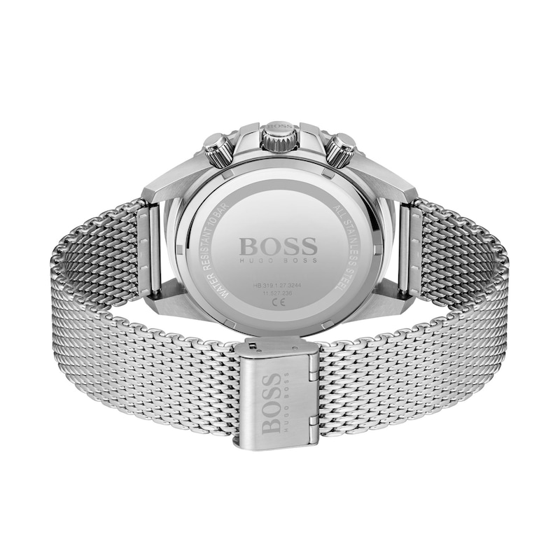 BOSS Admiral Men's Stainless Steel Mesh Bracelet Watch