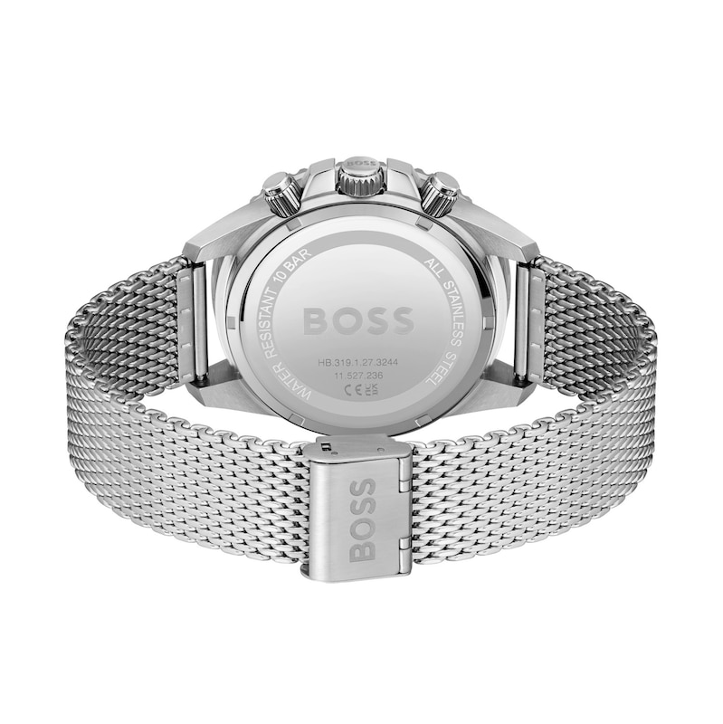 BOSS Admiral Men's Stainless Steel Mesh Bracelet Watch