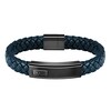 Thumbnail Image 0 of BOSS LANDER Men's Blue Leather Braided Bracelet