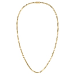 BOSS CHAIN FOR HIM Men's Yellow Gold Tone Necklace