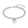 Thumbnail Image 0 of BOSS Medallion Ladies' Two-Tone Beaded Bracelet