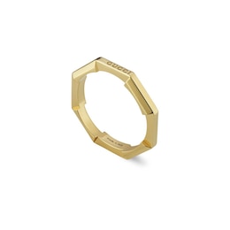 Gucci Link to Love 18ct Yellow Gold M-N Ring
