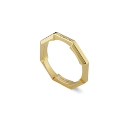 Gucci Link to Love 18ct Yellow Gold O-P Ring