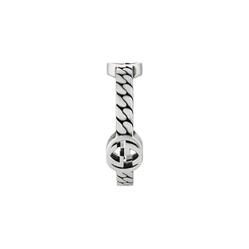 Gucci Interlocking G Silver Size P Ring