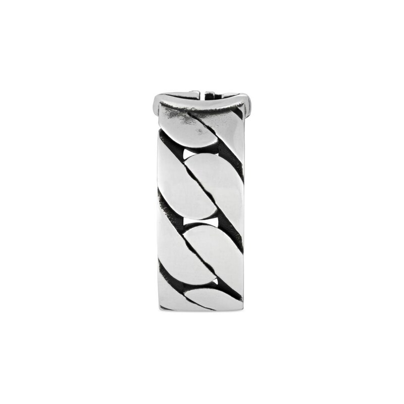 Gucci Interlocking G Size T-U Silver Ring