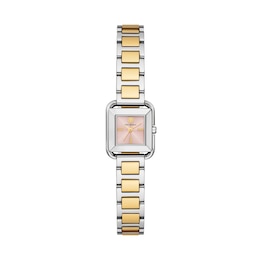 Tory Burch Kira Small Pink Dial & Two Tone Bracelet Watch