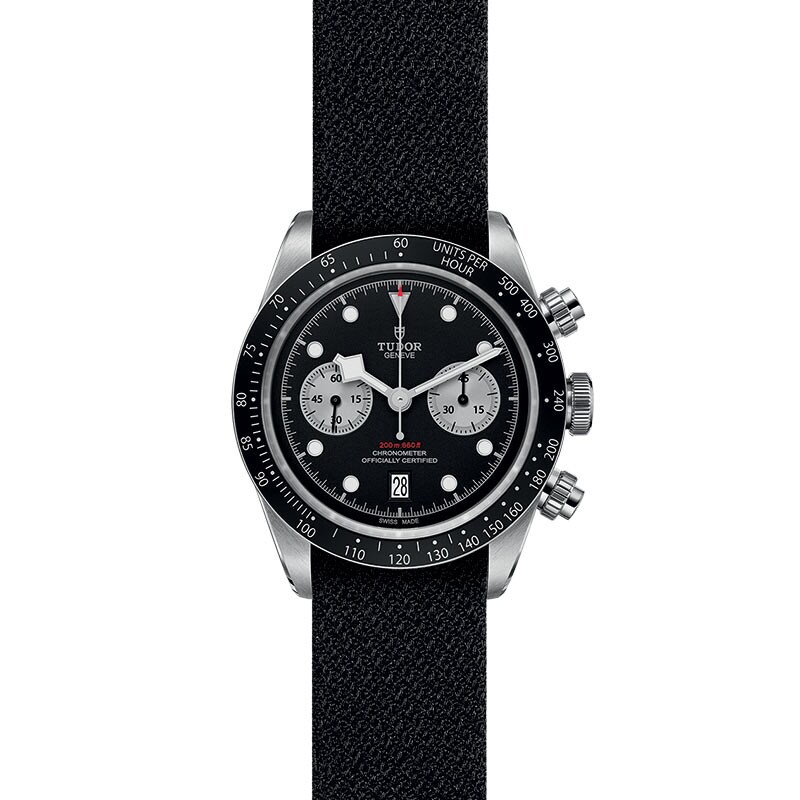 Main Image 2 of Tudor Black Bay Chronograph Men's Black Fabric Strap Watch