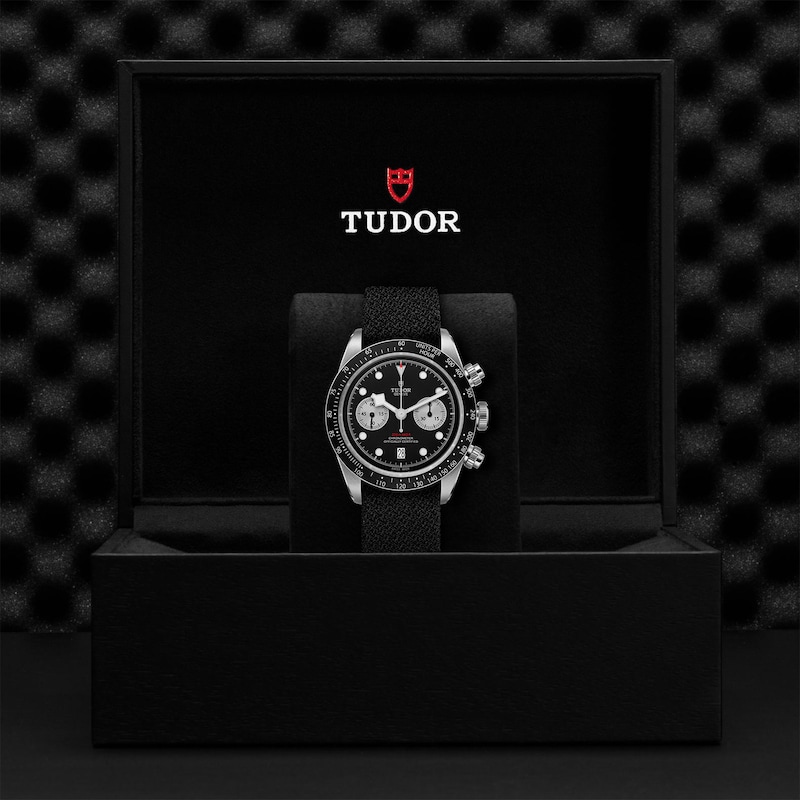 Tudor Black Bay Chronograph Men's Black Fabric Strap Watch