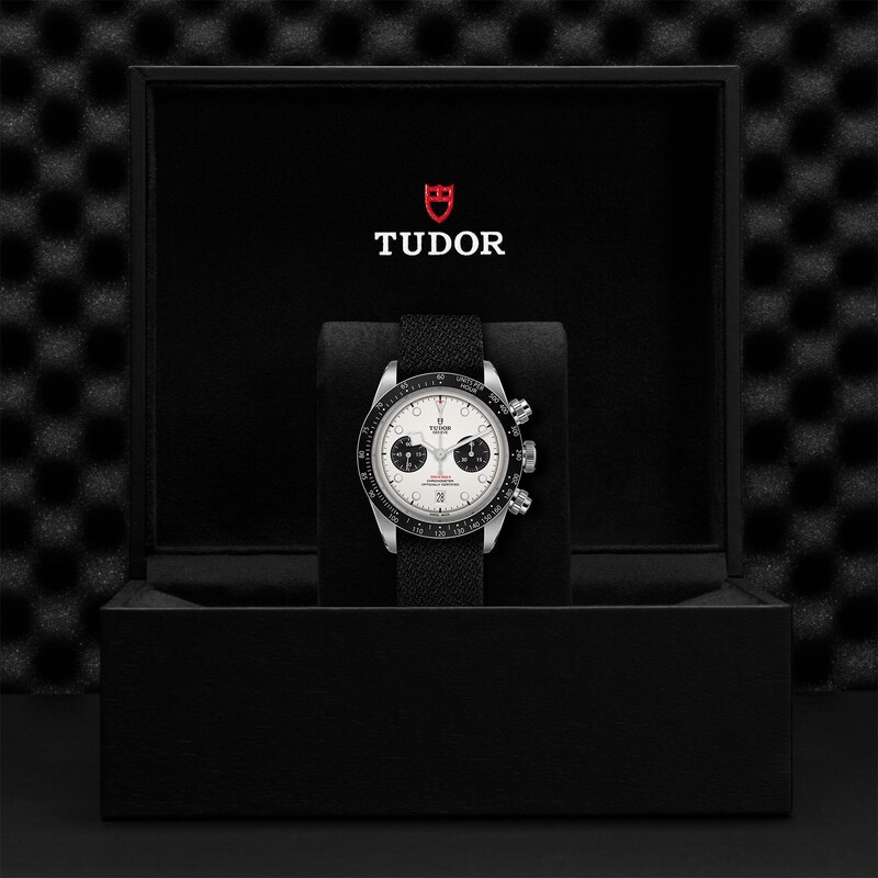 Tudor Black Bay Chronograph Men's Black Fabric Strap Watch