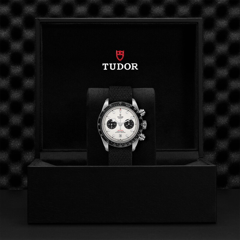 Tudor Black Bay Men's Black Fabric Strap Watch