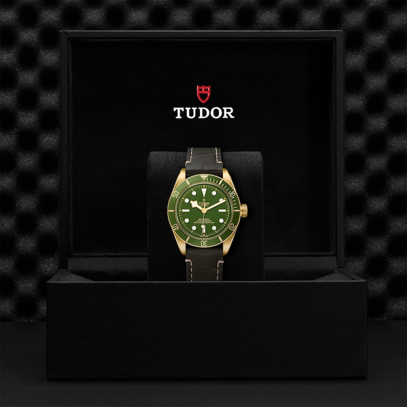 Tudor Black Bay 58 18ct Yellow Gold & Leather Strap Watch
