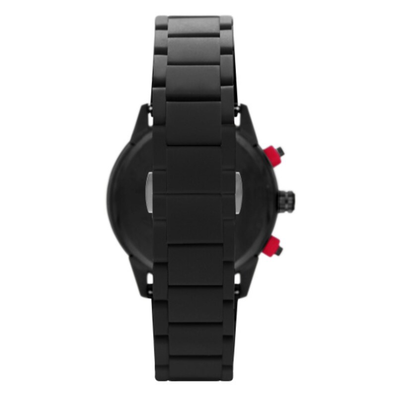Emporio Armani Chronograph Men's Black IP Bracelet Watch
