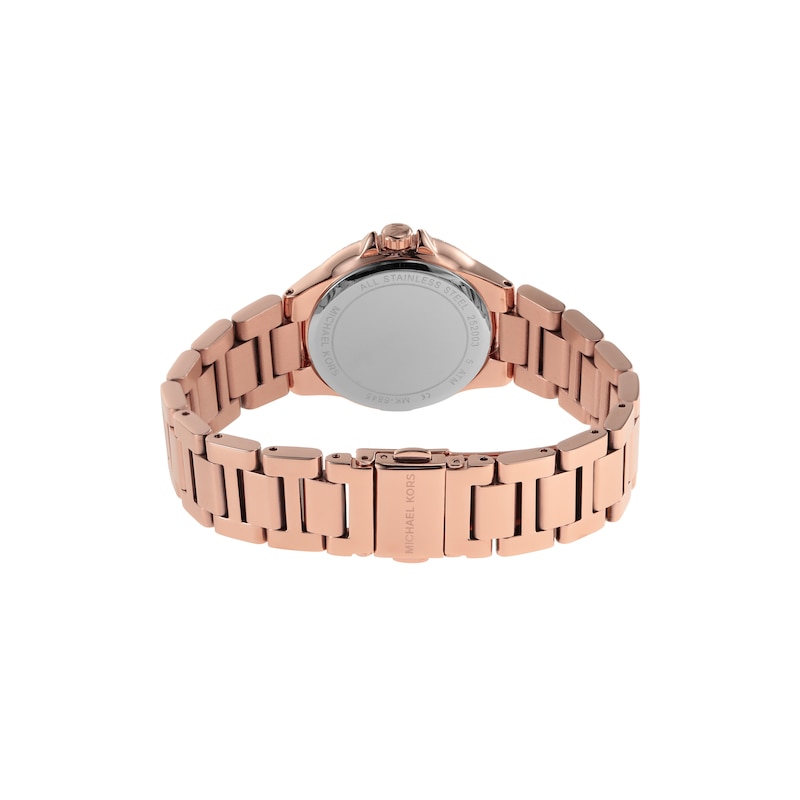 Michael Kors Camille Rose Gold-Tone Bracelet Watch