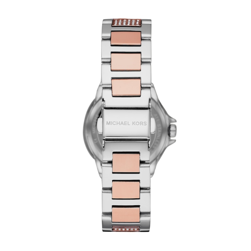 Michael Kors Camille Ladies' Crystal Two-Tone Bracelet Watch