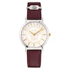 Thumbnail Image 0 of Versace V-Essential Men's Burgundy Leather Strap Watch
