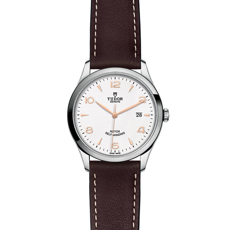 Tudor 1926 Men's Brown Leather Strap Watch