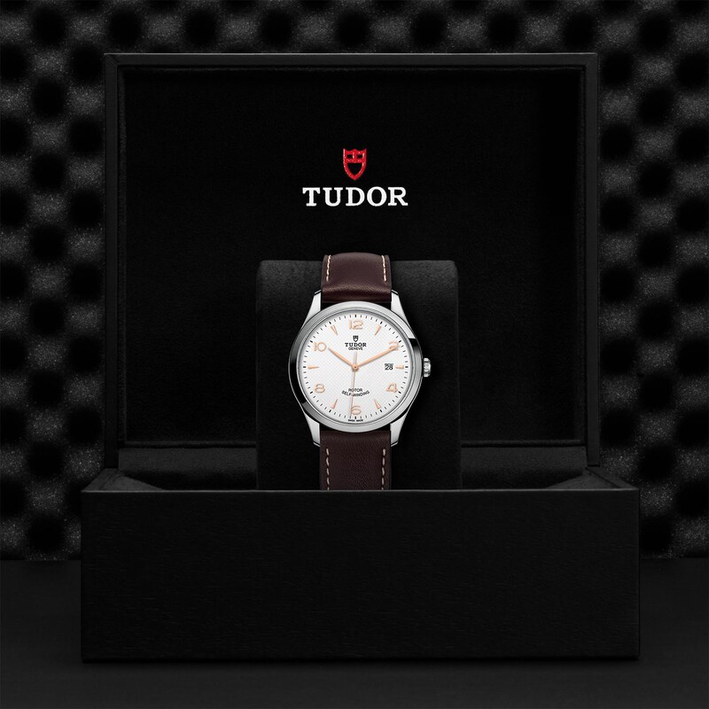 Tudor 1926 Men's Brown Leather Strap Watch