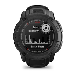 Garmin Instinct 2X Solar Fibre‑Reinforced Polymer & Black Silicone Strap Smartwatch