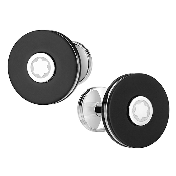 Montblanc Black Pix Cufflinks 116666 - Image 3