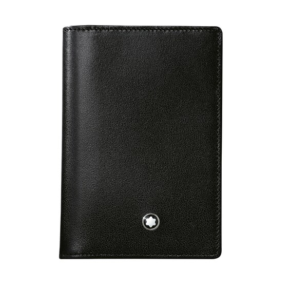 Montblanc Meisterstuck Black Leather Business Card Holder