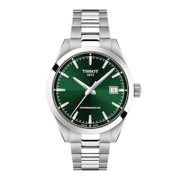Tissot Gentleman 38mm Green Dial & Stainless Steel Bracelet Watch