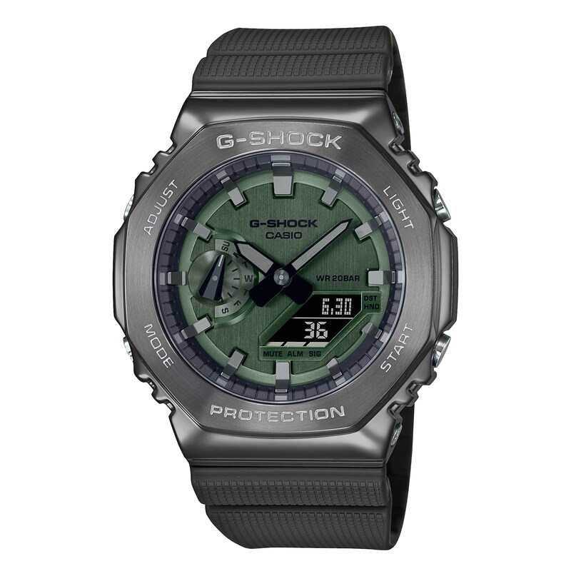 G-Shock GM-2100B-3AER Men's Green Rubber Strap Watch
