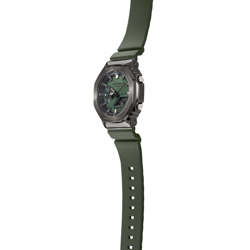 G-Shock GM-2100B-3AER Men's Green Rubber Strap Watch