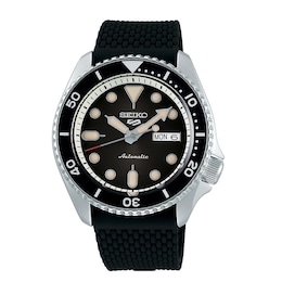 Seiko 5 Sports SKX Series Automatic Silicone Strap Watch