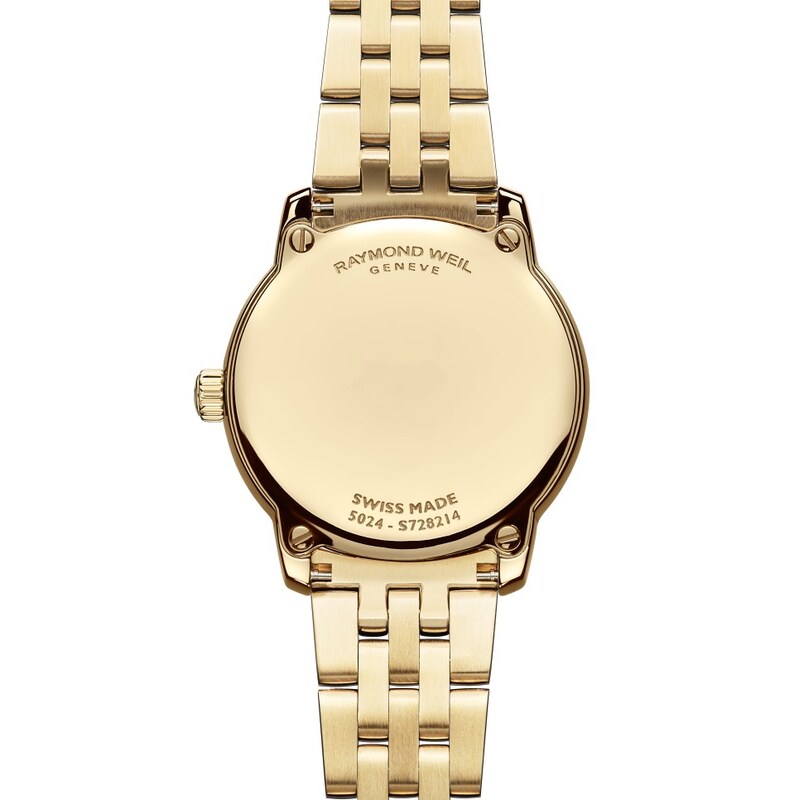 Main Image 3 of Raymond Weil Toccata Classic 24mm Lab Grown Diamond Bezel & Yellow Gold PVD Watch