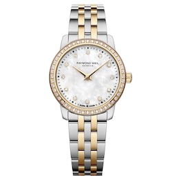 Raymond Weil Toccata Classic 24mm Lab Grown Diamond Bezel & Two Tone Watch