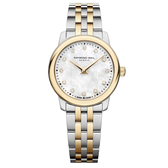 Raymond Weil Toccata Classic 24mm Lab Grown Diamond Dial & Two Tone Watch