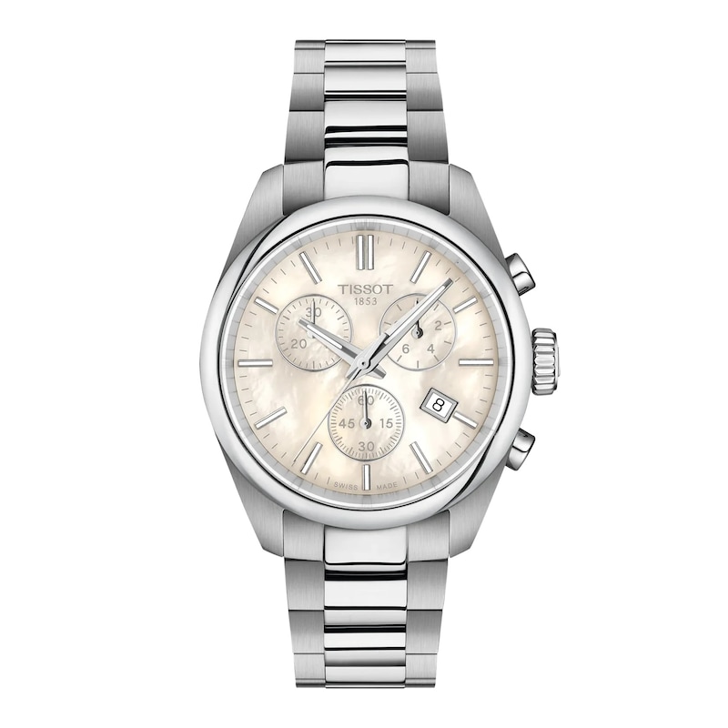 Main Image 1 of Tissot PR 100 Mother Of Pearl Dial 36mm Stainless Steel Bracelet Watch