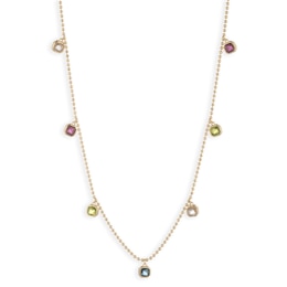 Lauren Ralph Lauren Gold Tone & Multi Beaded Collar Necklace