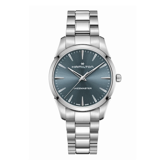 Men's Hamilton Jazzmaster 40Mm Blue Dial & Stainless Steel Watch
