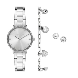 Michael Kors Pyper Women's 32mm Stainless Steel Watch & Bracelet