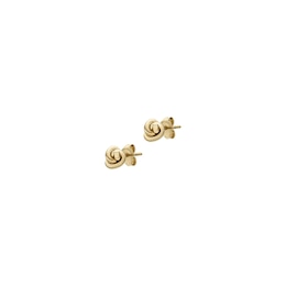 Emporio Armani Women's Yellow Gold Tone Sterling Silver Knot Earrings