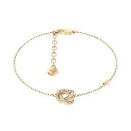 Emporio Armani Women's Gold-Tone Brass Station Bracelet