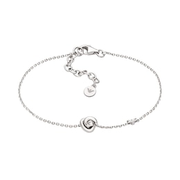 Emporio Armani Women's Sterling Silver Knot Bracelet
