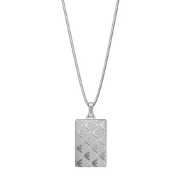 Emporio Armani Men's Stainless Steel Dog Tag Necklace