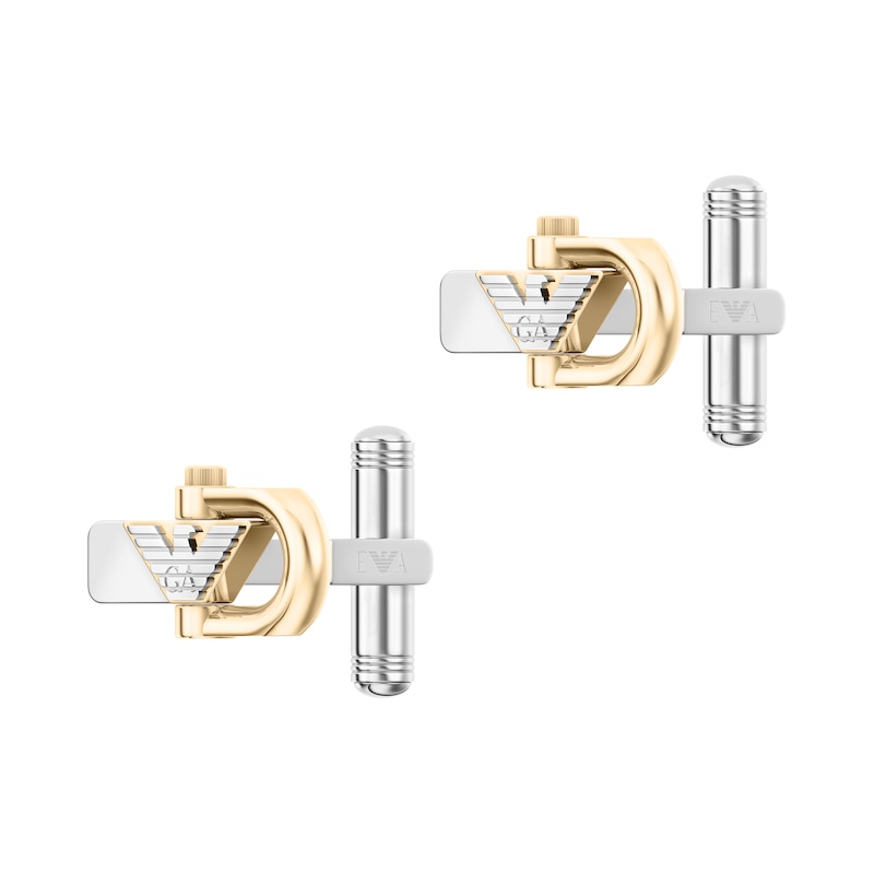 Main Image 1 of Emporio Armani Men's Two-Tone Stainless Steel Cufflinks