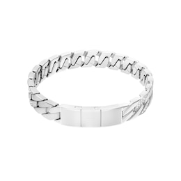 Emporio Armani Men's Stainless Steel Pavé Chain Bracelet