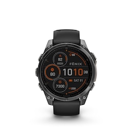 Garmin Fēnix® 8 EXCLUSIVE Slate Grey Black Band 47mm Smartwatch