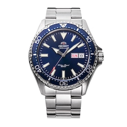 Orient Mako III Sports Divers Black Dial Stainless Steel Bracelet Watch